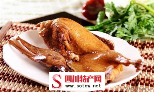 德阳特产：什邡板鸭 三联